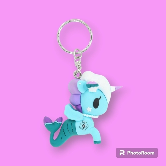 Tokidoki 3D Marina Mermicorno Key Chain - Picture 1 of 7